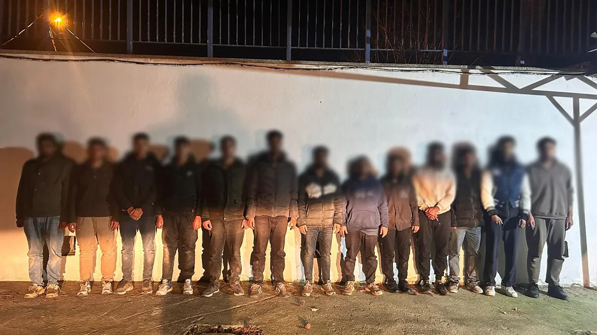 Edirne’de denetim: 13 düzensiz göçmen yakalandı!