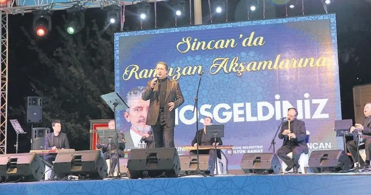 Sincan’da Ahmet Özhan rüzgârı