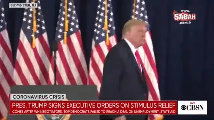 Trump çıldırdı... Kürsüyü terk etti | Video