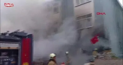 Çekmeköy’de 3 katlı binada yangın | Video