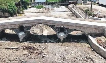 Mimar Sinan’ın yaptığı köprünün restorasyonunda sona gelindi