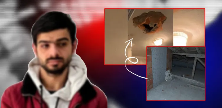 İstanbul’da akılalmaz olay! Tavanı delip daireye girdi: Anne ve kızına saldırdı