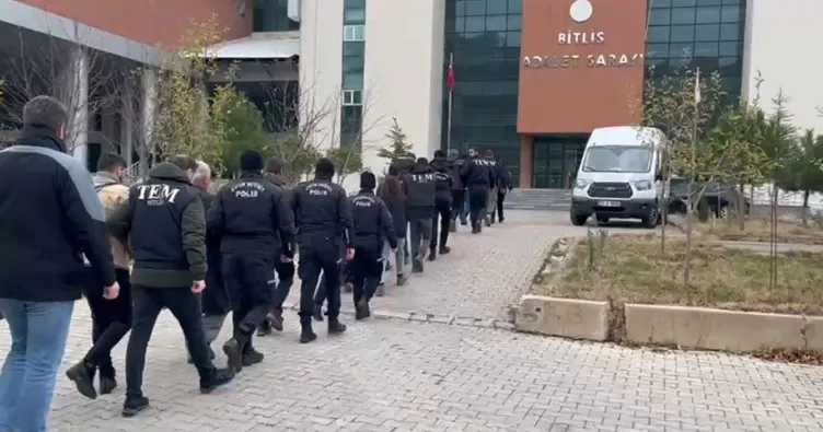 Bitlis merkezli terör operasyonlarında 88 kişi yakalandı