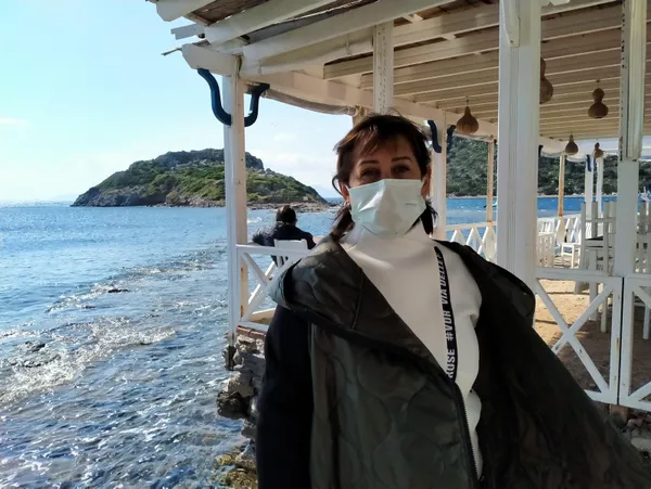 bodrum da saskina ceviren manzara