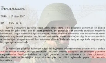 Altun’dan 27 Nisan e-muhtıra paylaşımı