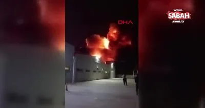 Adana’da kimya fabrikasında yangın! Patlama ihtimaline karşı bölgeye geçişler kapatıldı | Video
