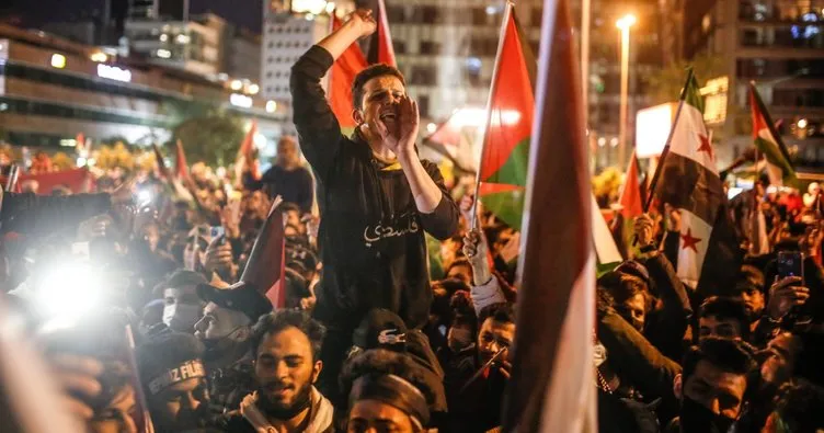 İsrail’e İstanbul’da lanet yağdı