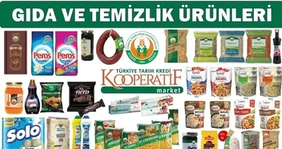 FIRSAT GÜNLERİ! Tarım Kredi indirim kataloğu: peynir, kaşar, salça, zeytin, deterjanlar, tuvalet kağıdı...