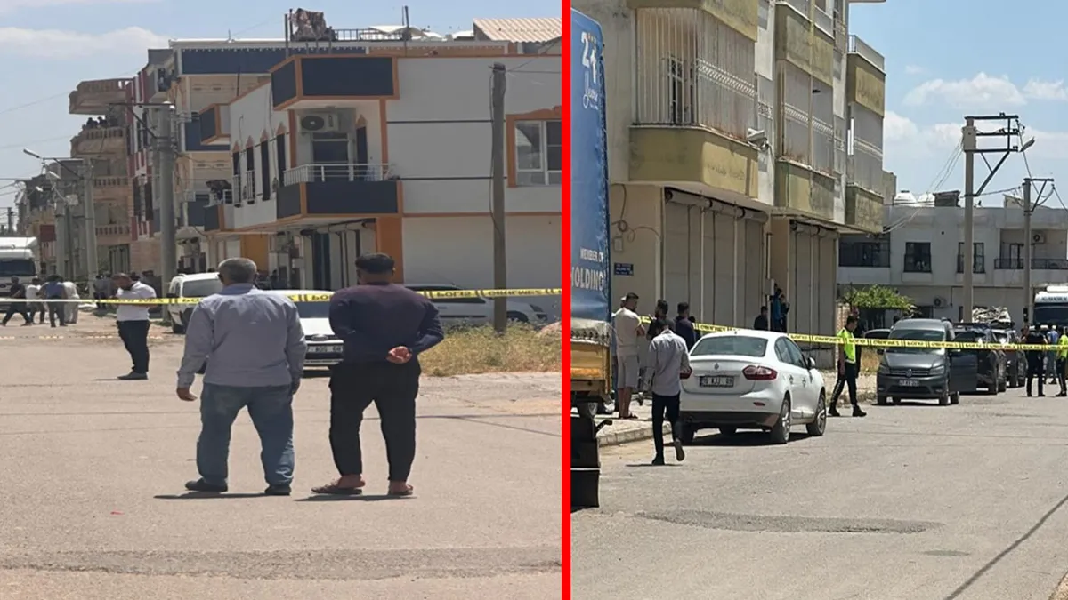 Kızıltepe ilçe merkezinde olay yeri inceleme çalışmaları