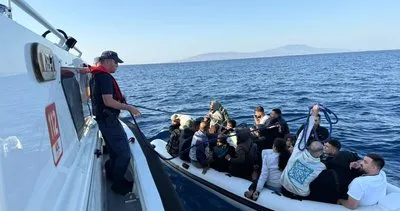 Lastik bottaki 24 göçmen yakalandı #mugla