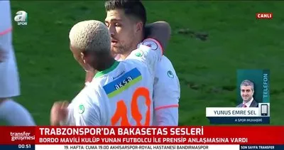 Son dakika transfer haberi: Trabzonspor Bakasetas’la prensip anlaşmasına vardı!