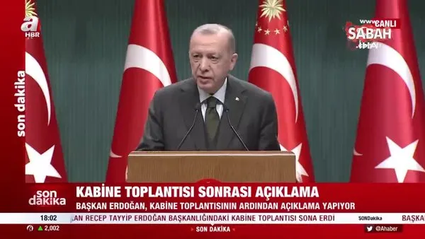 Son dakika: Başkan Erdoğan'dan Kabine Toplantısı sonrası önemli açıklamalar! Elektrik faturalarında yeni düzenleme | Video