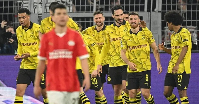 Borussia Dortmund, PSV’yi eledi! Çeyrek finale yükseldi...