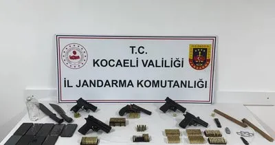 Kocaeli'de silah ve mühimmat kaçakçılarına darbe: 22 gözaltı #kocaeli