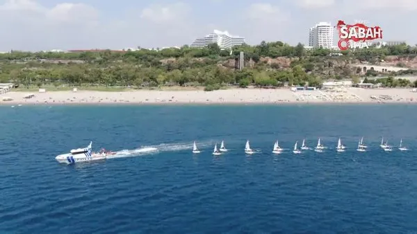 30 Ağustos Zafer Bayramı kutlamasında teknelerin görsel şöleni | Video