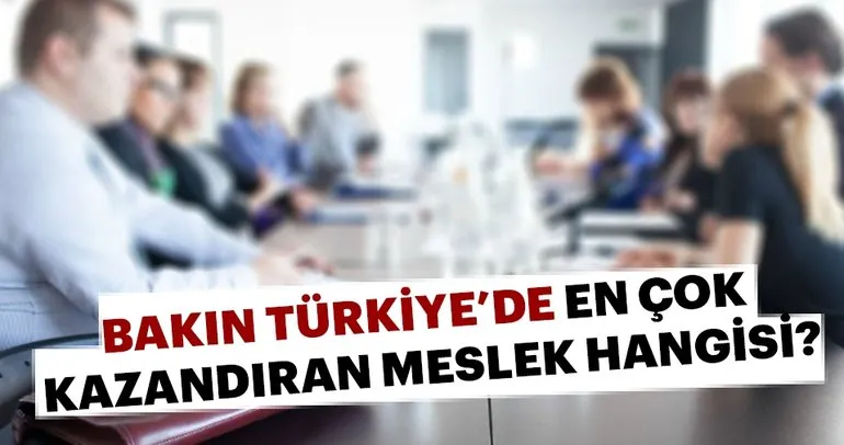 Türkiye’de en çok kazandıran meslekler!