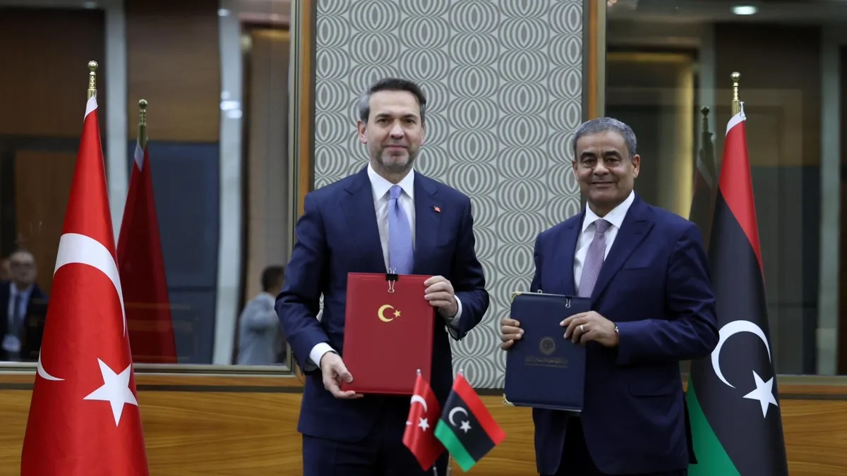 Türkiye ve Libya KEK mutabakat zaptına imza attı Türkiye ve Libya KEK mutabakat zaptına imza attı