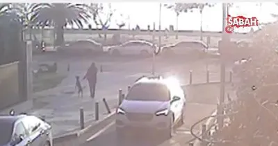 Caddebostan’da cinayet gibi kaza! Kaldırımda yürürken motosiklet çarptı | Video