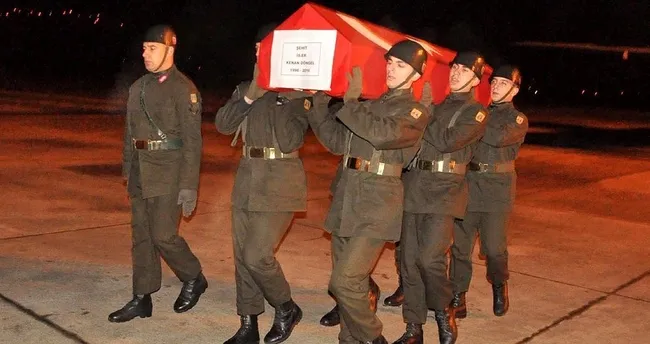Şehitlere son veda