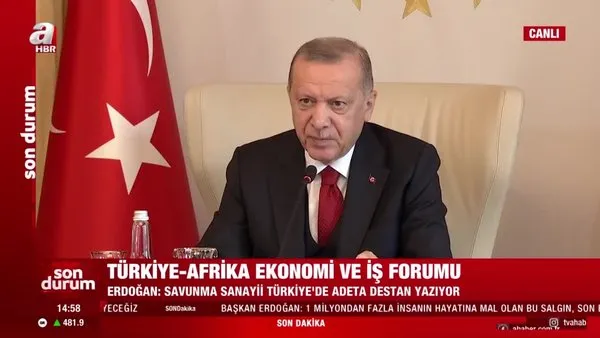 Son dakika: Başkan Erdoğan'dan Türkiye - Afrika Ekonomi ve İş Forumu Açılış Oturumu'nda flaş açıklamalar... | Video
