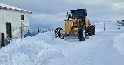 Gümüşhane'de yoğun kar yağışı hayatı olumsuz etkiledi #gumushane