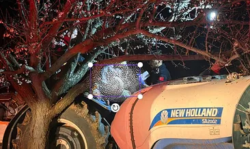 Malatya’da ağaç ile traktör arasında kalan adam feci şekilde can verdi! #malatya