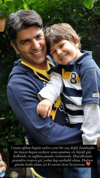 Minik adam büyüdü: yakışıklılığıyla göz kamaştırıyor! Cenk Torun’dan oğluna duygusal doğum günü mesajı...