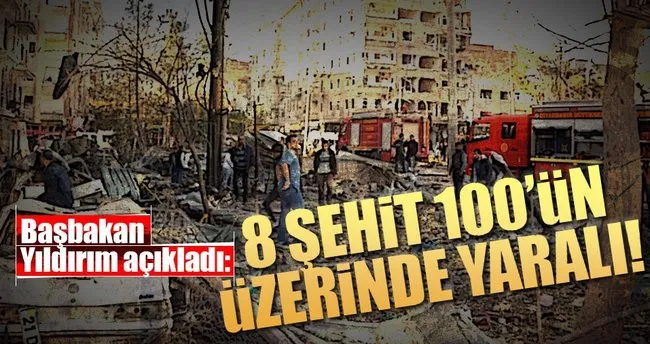 Başbakan Yıldırım’dan Diyarbakır patlama açıklaması