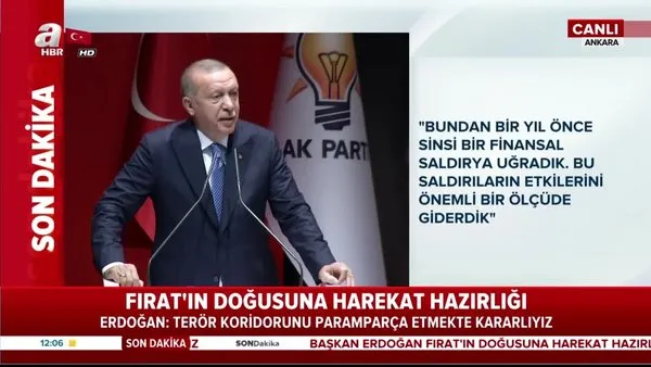 Cumhurbaşkanı Erdoğan'dan faiz indirimi açıklaması