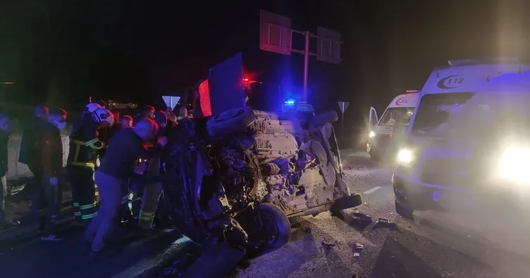 Mardin’de trafik kazası! 4 yaralı