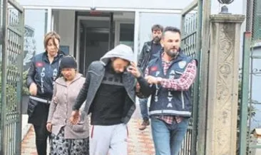 Akü hırsızı karı koca yakalandı