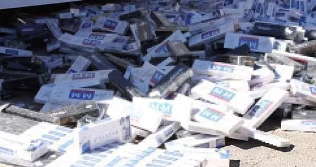 Gaziantep’te 565 bin paket kaçak sigara ele geçirildi