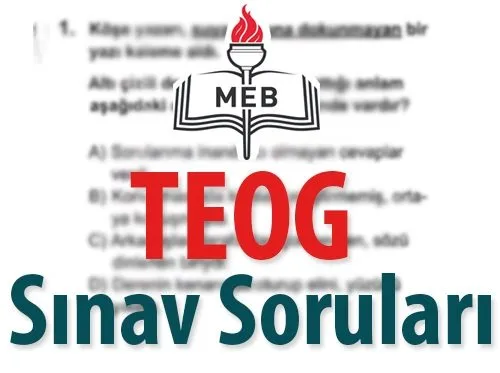 İşte TEOG 2016 Sınav Soruları ve Cevap Anahtarları: Türkçe, Matematik, Fen
