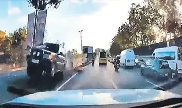 Cip ile İETT otobüsü çarpıştı: 3 yaralı
