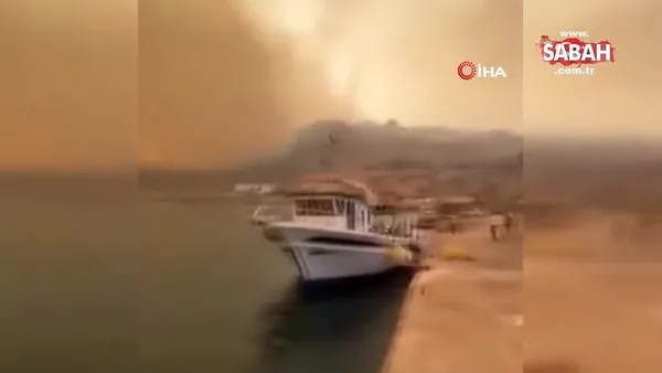 Yunanistan orman yangınlarıyla boğuşuyor! Rodos Adası’nda 2 bin kişi tahliye edildi | Video