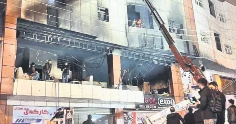 Erbil’de yangın faciası: 14 ölü