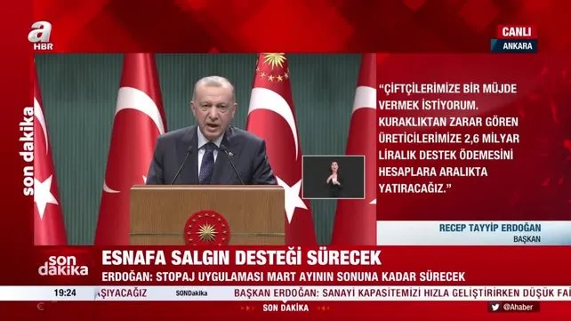 Başkan Erdoğan'dan 'stokçuluk' talimatı: Fiyat artışı yapanların... | Video