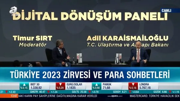 Ulaştırma ve Altyapı Bakanı Adil Karaismailoğlu'dan 3. Türkiye 2023 Zirvesi'nde açıklamalar | Video