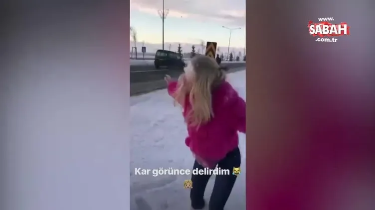 Aleyna Tilki: Kar görünce delirdim