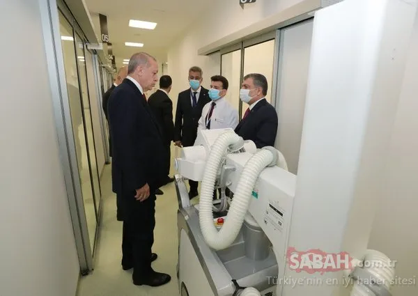 Başkan Erdoğan tek tek inceledi! Sancaktepe'deki Prof. Dr. Feriha Öz Acil Durum Hastanesi açıldı
