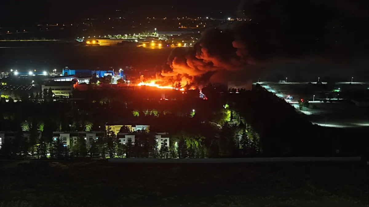 Eskişehir’de TUSAŞ tesisinde yangın! Eskişehir’de TUSAŞ tesisinde yangın!