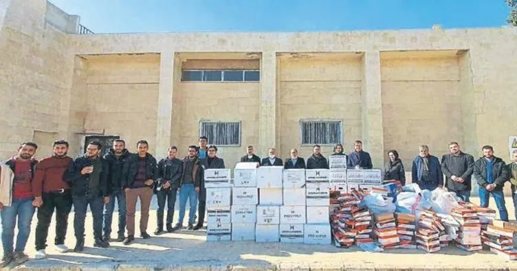 Afrin ve Azez’deki öğrencilere destek