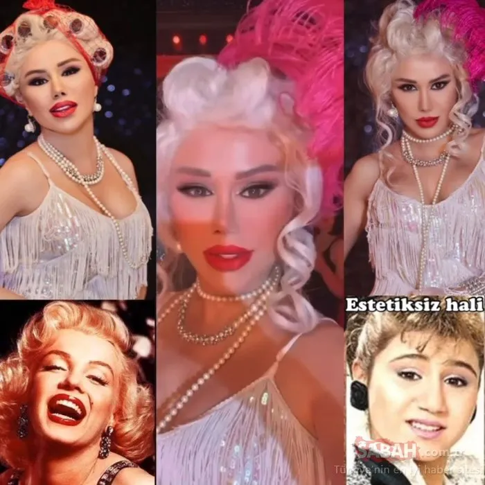 Şarkıcı Ceylan bu kez Marilyn Monroe oldu! İşte Ceylan’ın sosyal medyaya da damga vuran o son hali!