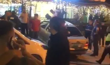Ankara'da husumetlilerinin dükkanına otomobiliyle daldı #ankara