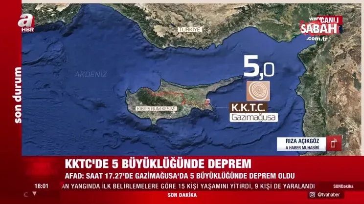 Son dakika: AFAD son depremler listesiyle açıkladı! KKTC'de korkutan deprem... Hatay ve çevre illerde de hissedildi | Video