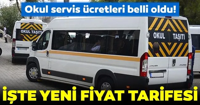 Istanbul Da Okul Servisi Ucreti Belli Oldu Son Dakika Haberler
