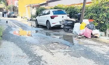 Kanalizasyon suyu isyan ettirdi