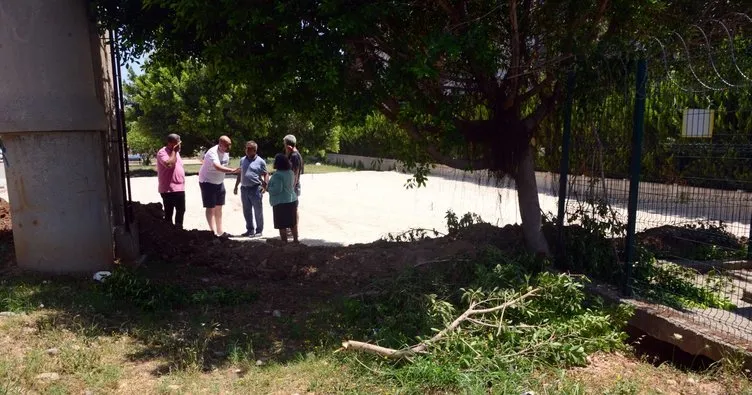 CHP’li belediye kafe için ağaçları kesti