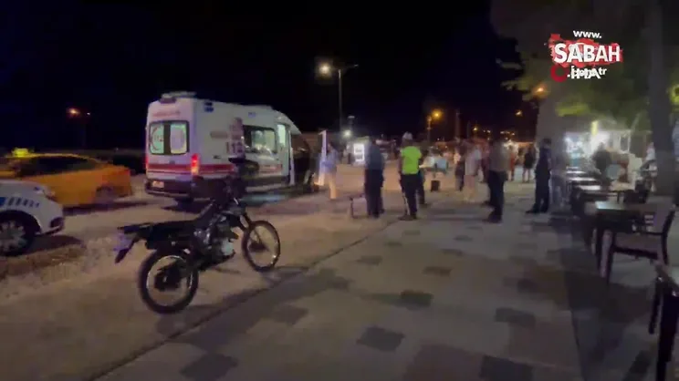 Sinop’ta bıçaklı kavga: 1 yaralı | Video