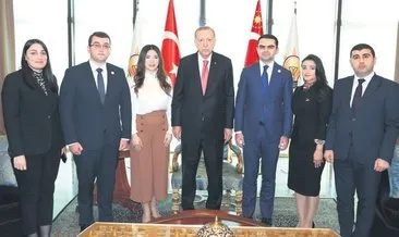 Cumhurbaşkanı Erdoğan, Azerbaycan heyetini kabul etti